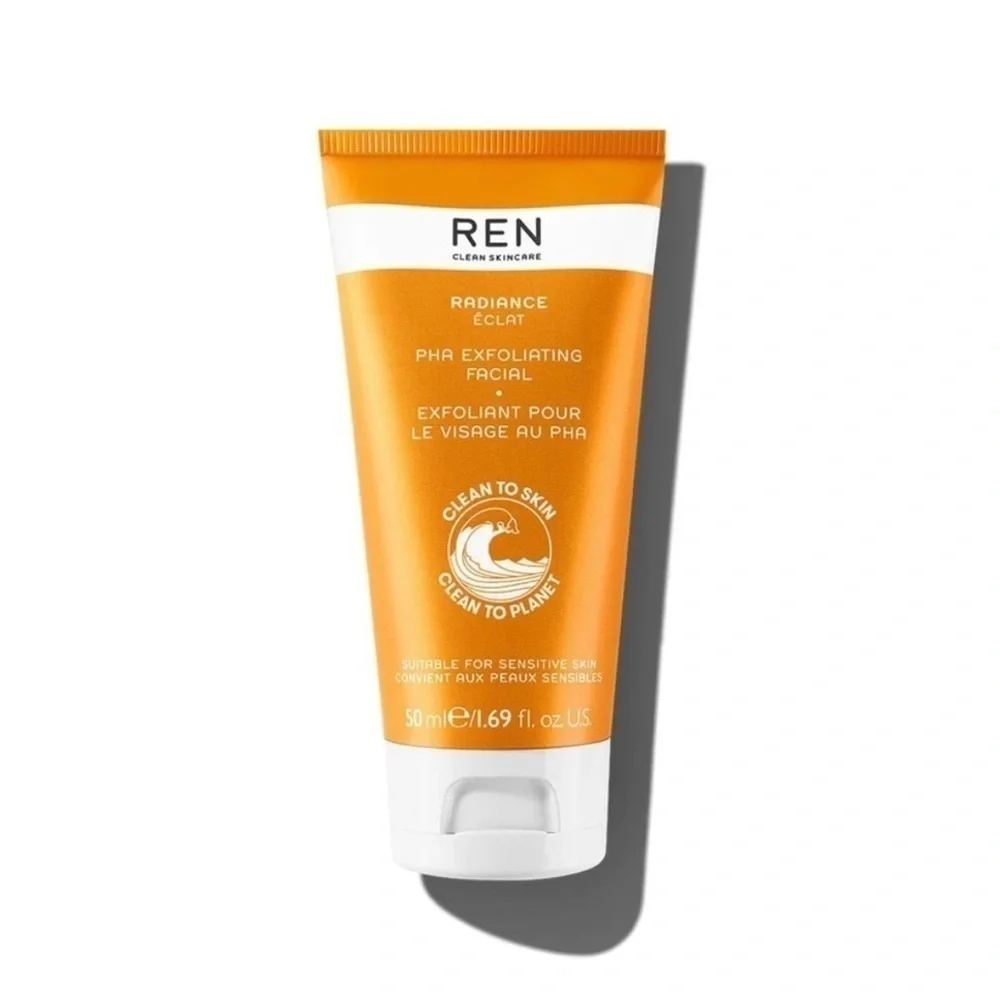 Ren Skincare radiance PHA exfoliating facial